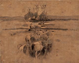 Cheong Soo Pieng - Rice Planting