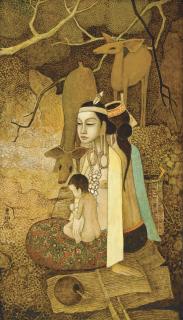 Cheong Soo Pieng - Sarawak Ladies