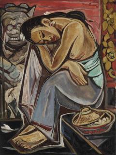 Cheong Soo Pieng - Seated Lady