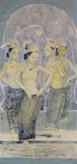 Cheong Soo Pieng - The Dayak Dancers