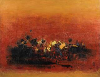Cheong Soo Pieng - The Red Tone, 1962