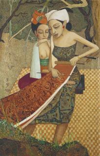 Cheong Soo Pieng - Two Sisters
