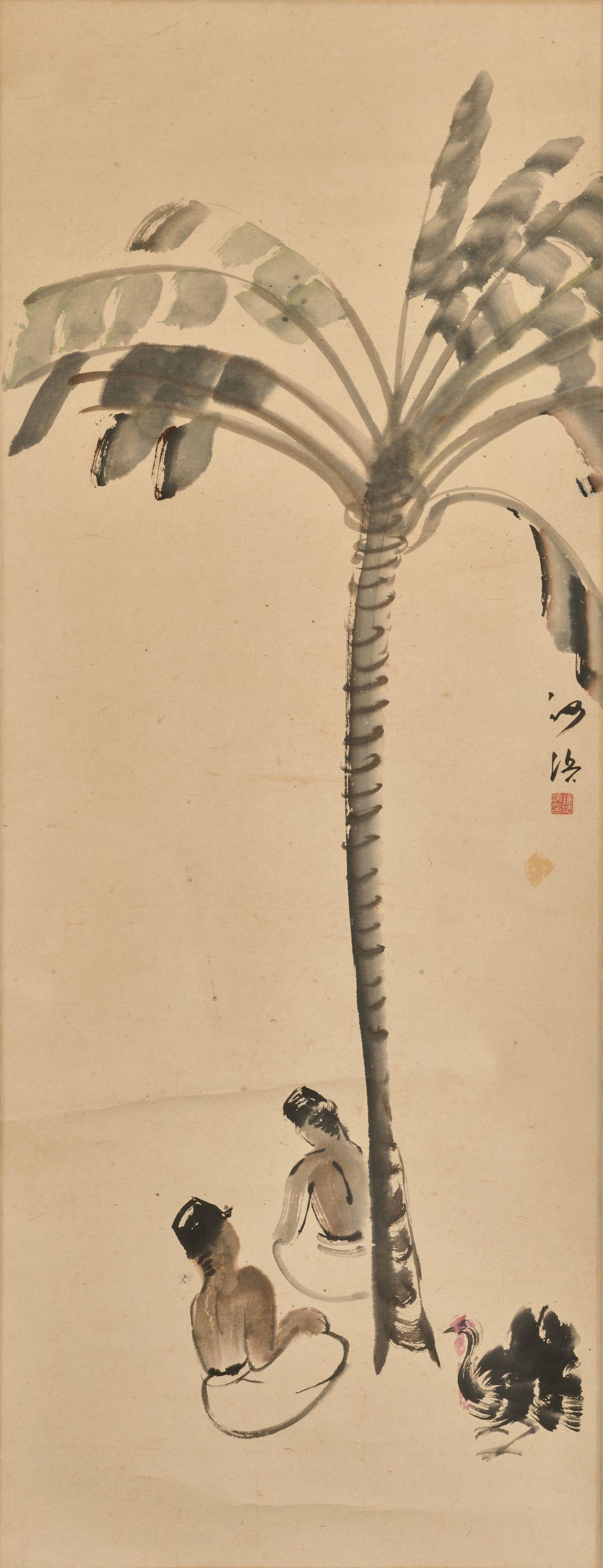 Cheong Soo Pieng - Under a Coconut Tree