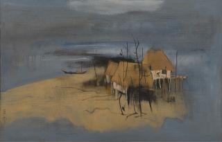 Cheong Soo Pieng - Village Landscape