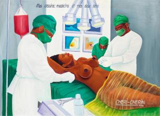 Cheri Cherin - Mes dessins: médecins et mes deux seins