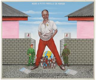 Chéri Samba - Congolese negre A Petite Parcelle De Pouvoir