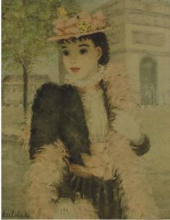 Cherry Jeffe Huldah - Portrait of a woman in a hat