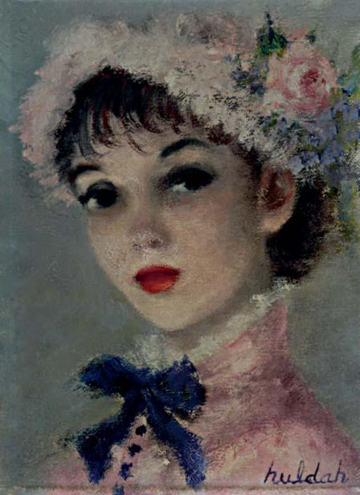 Cherry Jeffe Huldah - Young beauty in a rose bonnet