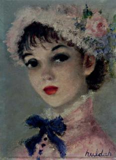 Cherry Jeffe Huldah - Young beauty in a rose bonnet