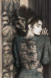 Cheryl Koralik - Moda Mimmina ritratto di schiena 1986/87