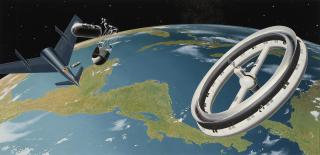 Chesley Bonestell - Crossing The Last Frontier