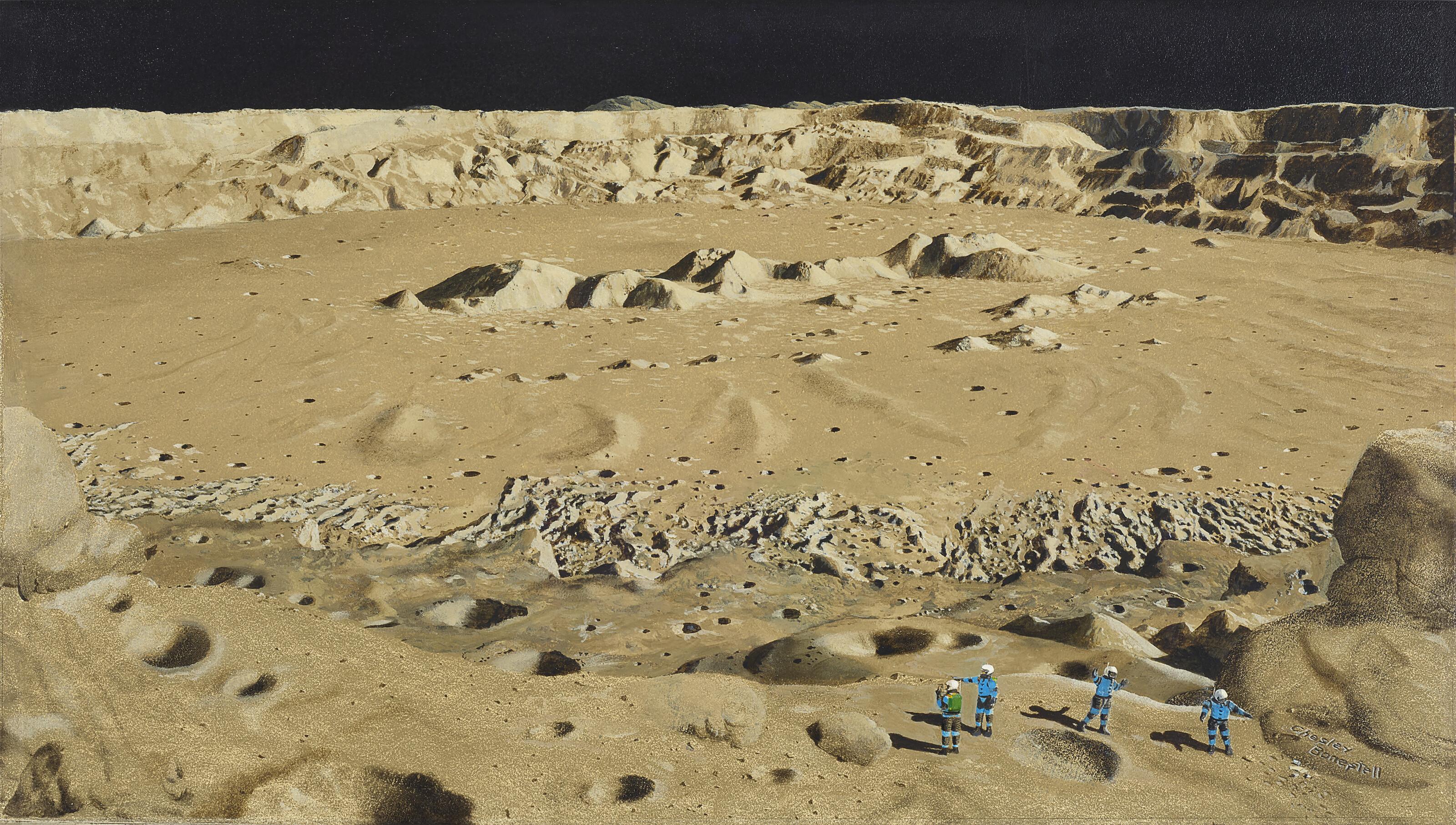 Chesley Bonestell - Exploring Copernicus