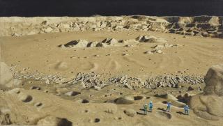 Chesley Bonestell - Exploring Copernicus