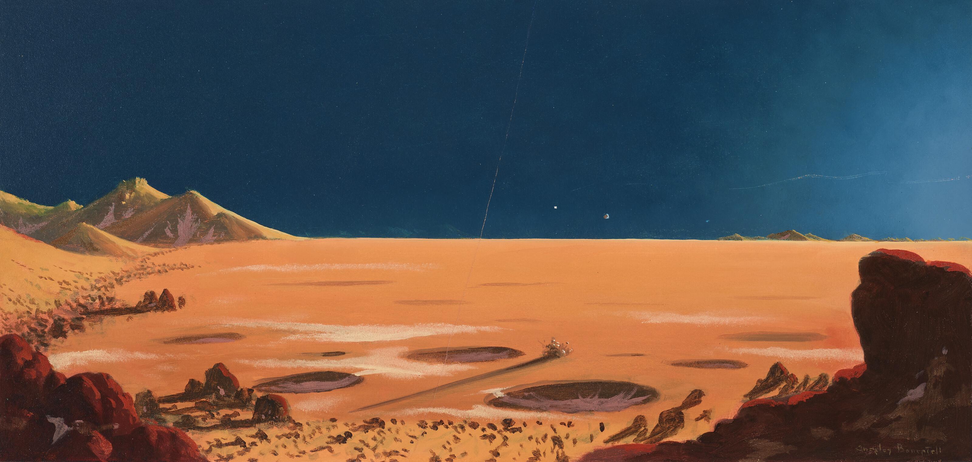 Chesley Bonestell - Transit Of The Earth
