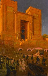 Chesley Knight Bonestell - Queen of Sheba