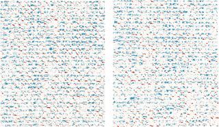 Cheyney Thompson - Chromachrome 8 (5Bg/5R) Diptych