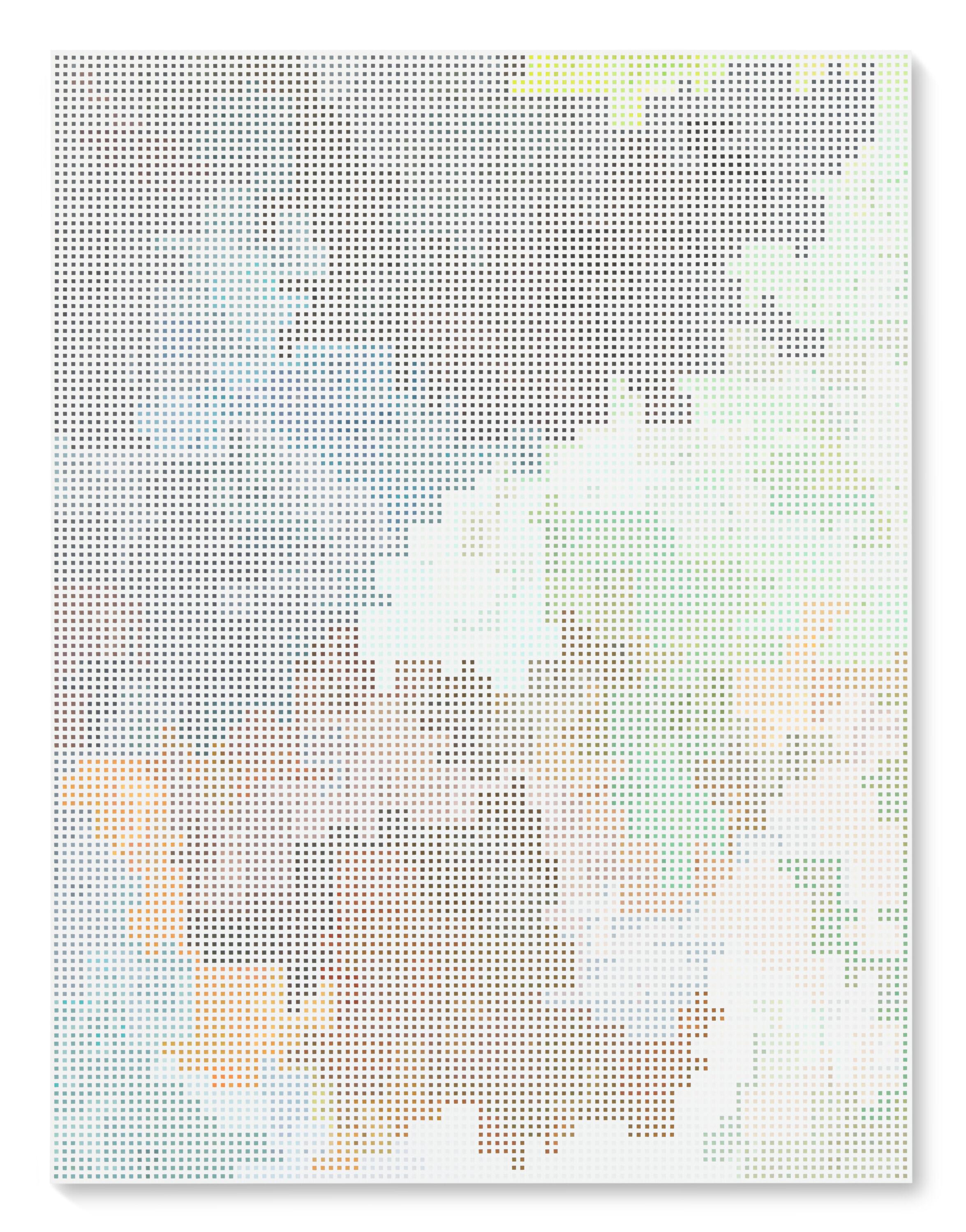 Cheyney Thompson - Stochastic Process Painting (14008 steps): Functional Path (Boundry Condition:Double Localization (Fasanenstraße 30) (280.16meters)): //quantized downstairs aggregate (2)