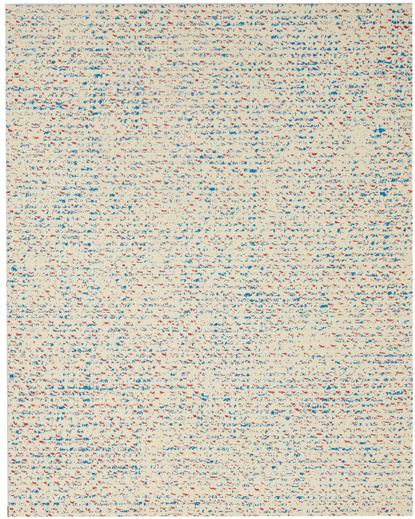 Cheyney Thompson - Untitled (Blue-Red) 