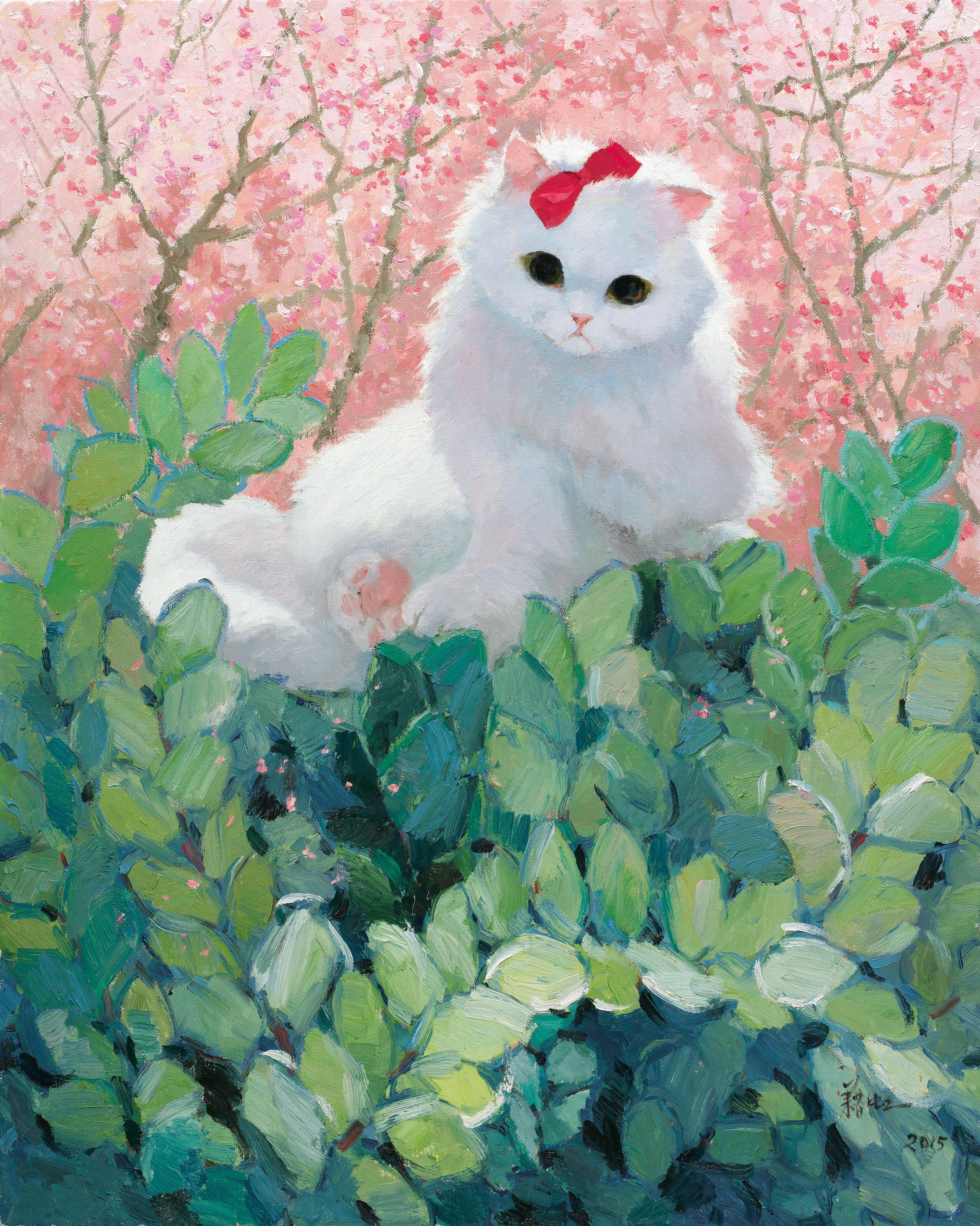 Chi Hong - Jade Plant And Lucky Cat