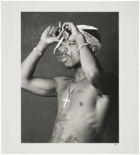 Chi Modu - Tupac Shakur Smoking, Atlanta, Ga, 1994