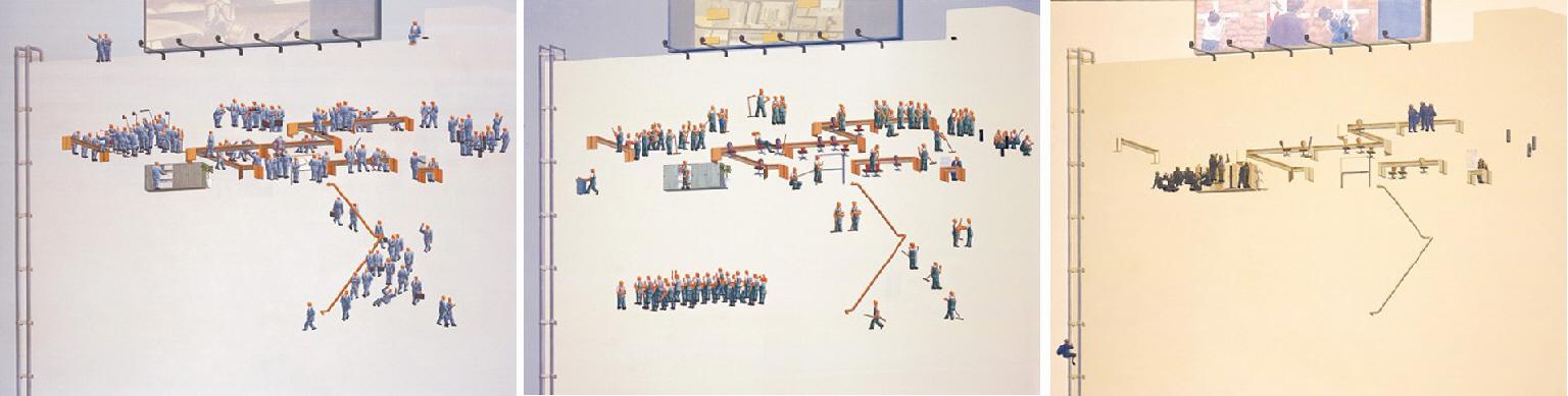 Chiharu Nishizawa - Diorama (office life A, B, C)