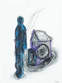 Chiharu Shiota - Blue Person
