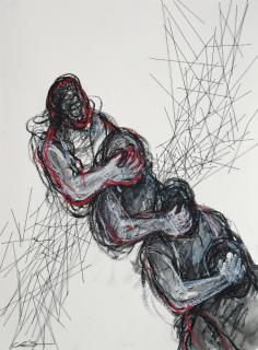 Chiharu Shiota - Drawing #22, Sans titre (deux œuvres)