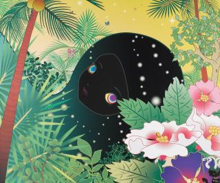 Chiho Aoshima - Buildinghead: Palm Trees; Yuyake-chan Miss Sunset; Buildinghead: Chameleon
