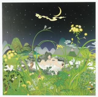 Chiho Aoshima - Hot Spring; Mushroom Room; Japanese Apricot 2; Piercing a Heart; and City Glow