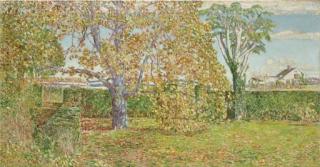 Childe Hassam - Autumn Landscape, East Hampton