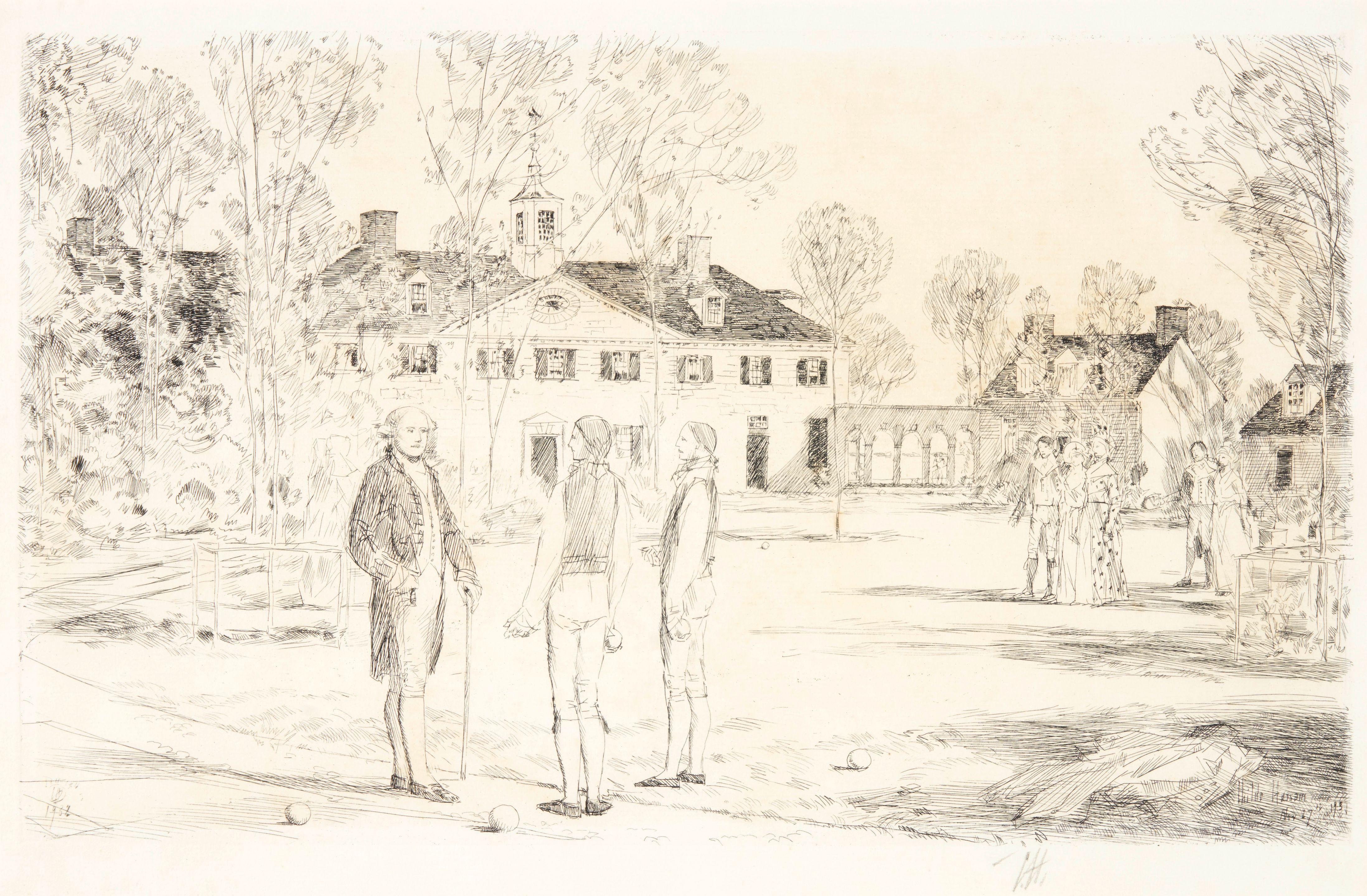 Childe Hassam - Bowling on the Green