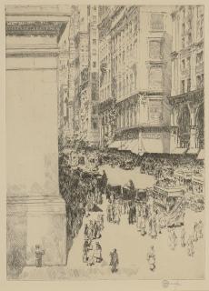 Childe Hassam - Fifth Avenue At Noon (Cortissoz & Clayton 77)
