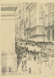 Childe Hassam - Fifth Avenue, Noon (Clayton & Cortissoz 77)