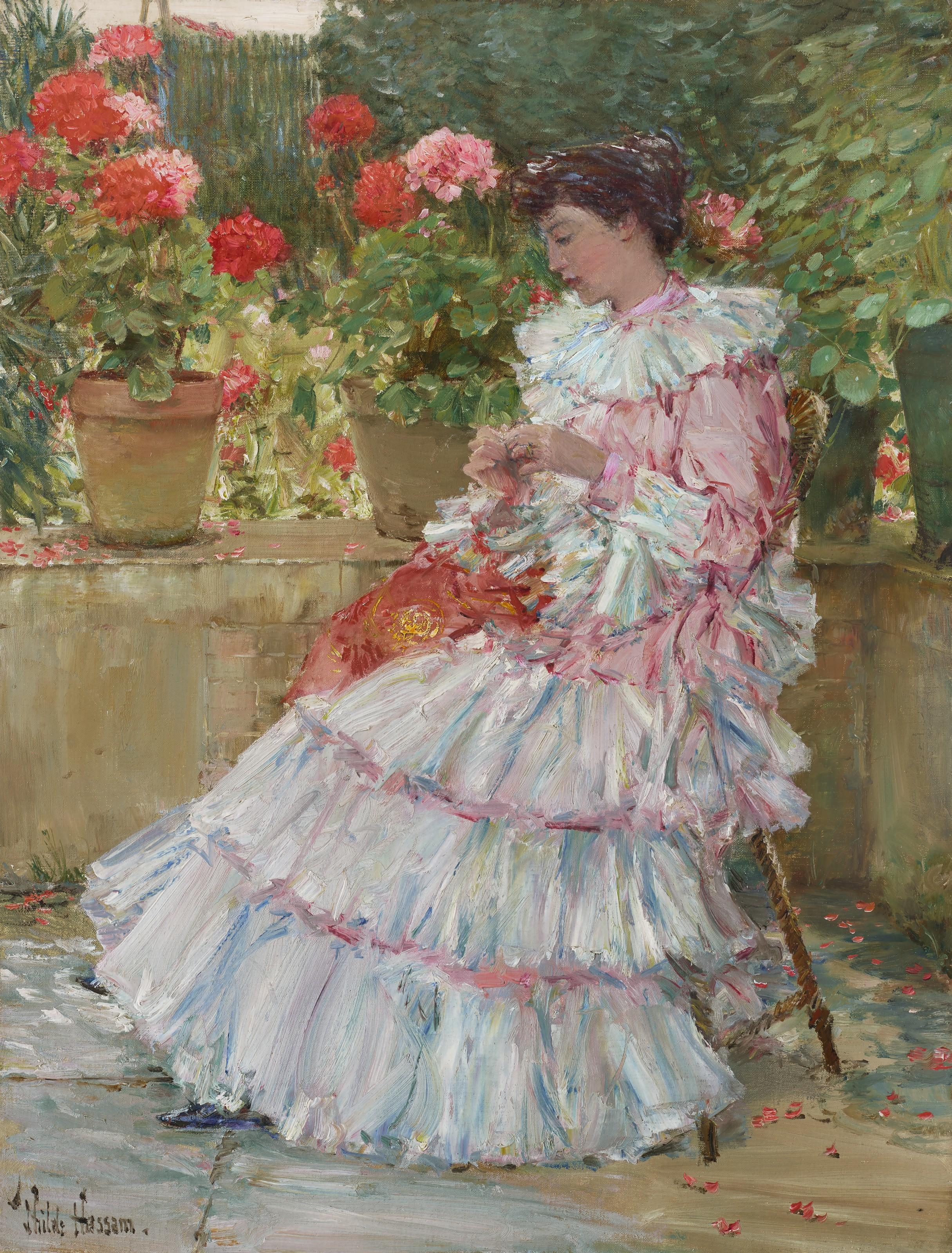 Childe Hassam - Geraniums