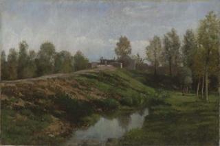 Childe Hassam - High Road Along A Stream