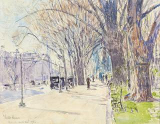 Childe Hassam - Lafayette Park, Washington, D.C.