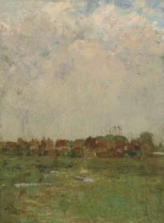 Childe Hassam - Landscape (Marshland)