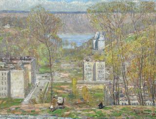 Childe Hassam - May Day, Way Up Town