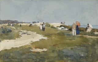 Childe Hassam - On The Chalk Cliffs, Broadstairs