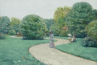 Childe Hassam - Parc Monceaux, Paris