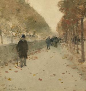 Childe Hassam - Quai Du Louvre