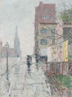Childe Hassam - Rainy Day