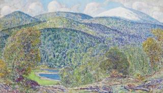 Childe Hassam - Spring in White Mountains