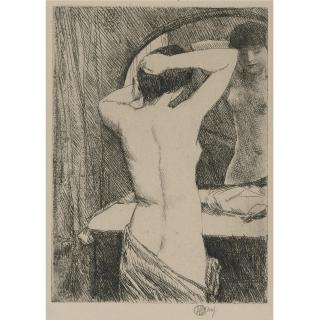 Childe Hassam - The Dressing Table (Clayton And Cortissoz 71)