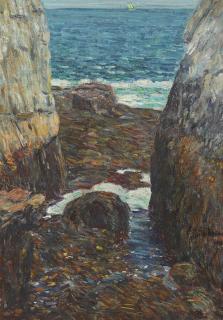 Childe Hassam - The North Gorge, Appledore, Isles of Shoals