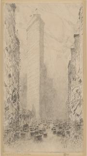 Childe Hassam - Washington\'s Birthday, Fifth Avenue and 23rd Street (Cortissoz/Clayton 68)