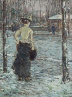 Childe Hassam - Winter, Central Park