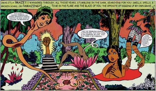 Chitra Ganesh - Untitled (Dazzle Slide)