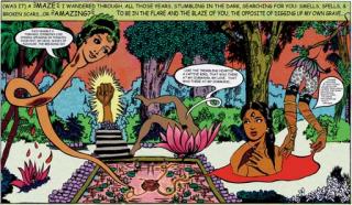 Chitra Ganesh - Untitled (Dazzle Slide)