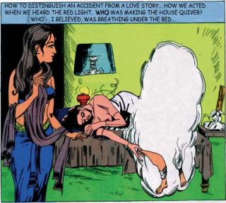 Chitra Ganesh - Untitled (Under the Bed)